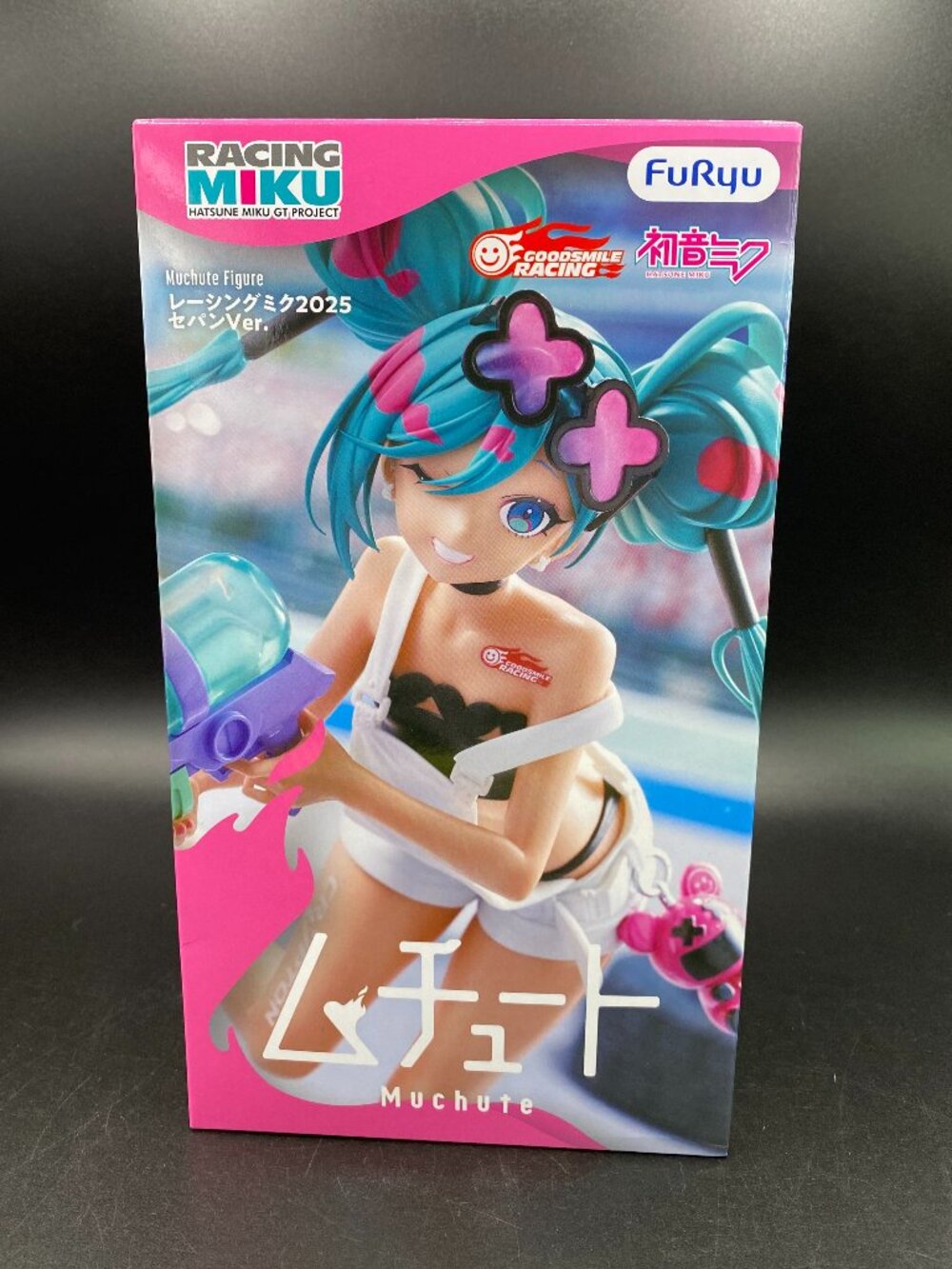 Hatsune Miku GT Project Muchute Figure Racing Miku 2025 Ver. FuRyu New Sealed